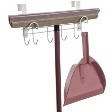 Imagem de Organizador para Área de Serviço, Porta Vassoura de Parede para Vassouras e Rodo, Acabe com a Bagunça