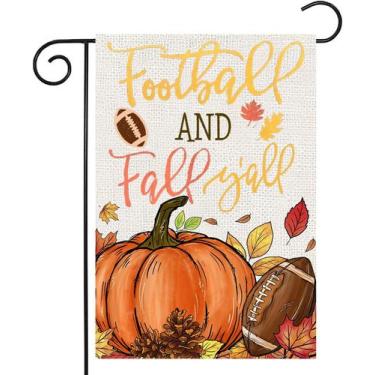 Imagem de Banner WINFLAB Fall Pumpkin Football de dupla face 30x46cm