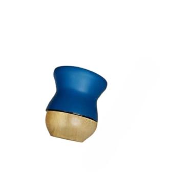 Imagem de Xícaras de Chá, TaçAs de Vinho, Kit Cuia Chimarrão Madeira Imbuia Bicolor Premium + Bomba Inox(Azul Fosco + Bomba Cor)