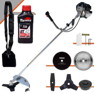 Imagem de Roçadeira Robusta Toyama Tbc43h 43cc 5 Em 1 + Óleo Toyama 2t