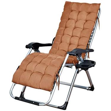 Imagem de Espreguiçadeira cadeiras de jardim ao ar livre para adultos cadeira de balanço reclinável dobrável adequada para pátio varanda jardim deck gramado acampamento cadeira portátil 65 x 75 x 115 cm cadeira
