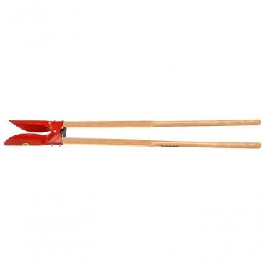 Imagem de Cavadeira Tramontina Articulada Com Cabos De Madeira 120cm E Batente Plástico