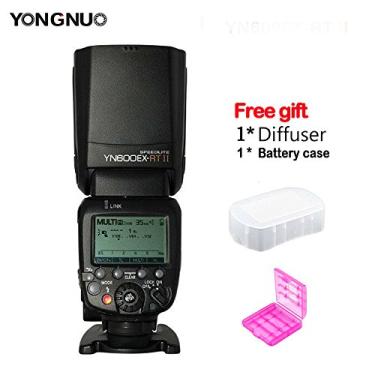 Imagem de Yongnuo YN600EX-RT II Flash Speedlite para Canon, TTL, Número de Guia 60m, Zoom 20-200mm, Sincronização de Alta Velocidade, Compatível com Sistema de Rádio Canon 2.4GHz
