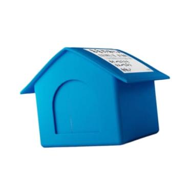 Imagem de Fenteer Casa para gatos ao ar livre, abrigo para gatinhos, cama para cães para todas as estações, tecido Oxford quente para inverno, casa para gatinhos,