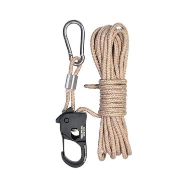 Imagem de Corda De Campismo | Fio De Nylon Resistente Ao Com Ajustador | Fivela Para Corda De De Exterior Com Cordão | Para Caminhadas Abrigo Mochilismo Escalada Caiaque Toldo Piquenique Jardim Quintal