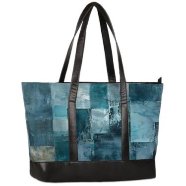 Imagem de Bolsa feminina de lona para laptop, estampa de coração, floco de neve, vermelha, 40 cm, bolsa para computador de grande capacidade, Cor 27, 14.6*5.1*11.8 inch, Casual