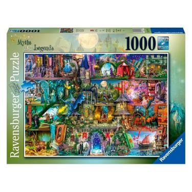 Imagem de Puzzle 1000 peças Mitos e Lendas Ravensburger 12000089 Puzzle 1000 peças Mitos e Lendas - Importado - Ravensburger