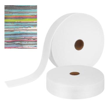 Imagem de KALLORY 2 rolos de tiras de estofamento de tecido não tecido para filtragem industrial, interiores automotivos, projetos de colcha à prova de som, alta eficiência de filtragem, absorção de som ideal