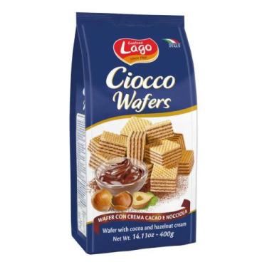 Imagem de Biscoito mini wafer italiano de cacau gastone lago 400g  snack premium
