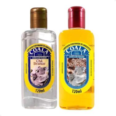 Imagem de Kit 2 Limpador Coala Chá Branco e Cravo e Canela 120ml Essências Agrad