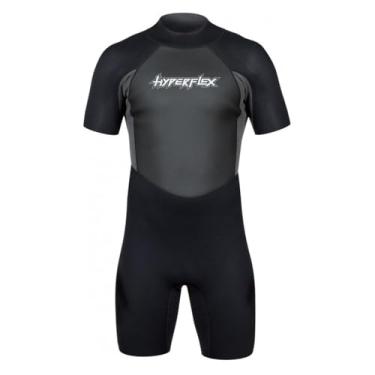 Imagem de Hyperflex Terno masculino Access 2,5 mm com zíper nas costas - (cinza, médio),