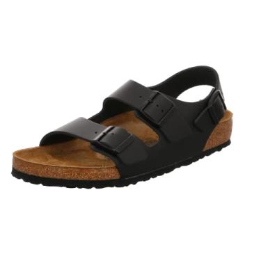 Imagem de Birkenstock Milano Masculino, Preto fosco, 9 Women/7 Men