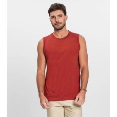 Imagem de Regata Masculina Básica Meia Malha Diametro Vermelho - Diametro Basico