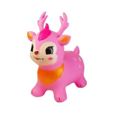 Imagem de Brinquedo Inflável De Cervo Para Crianças, PVC Reforçado, Seguro Para 