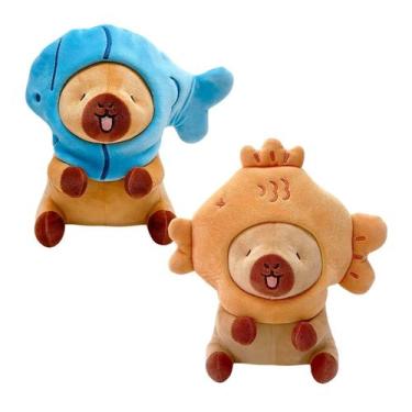 Imagem de Brinquedo Pelúcia Capivara Divertida 20cm Fundo do Mar - Caa Toys