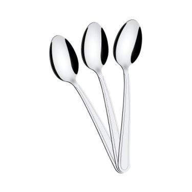 Imagem de KIT - 48 Colheres de Sopa Búzios em Aço Inox CIBAG - Tramontina 237630