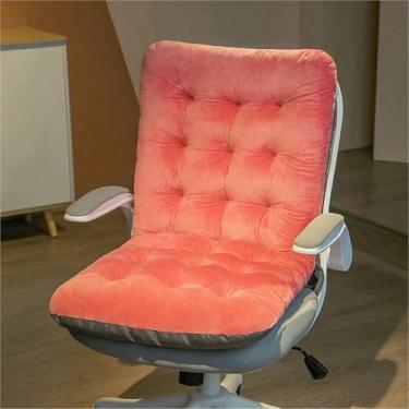 Imagem de Almofada macia para cadeira de balanço, almofadas para assento e encosto com base antiderrapante, almofadas de encosto de peça única, para escritório, carro, casa, sala de jantar e cozinha.