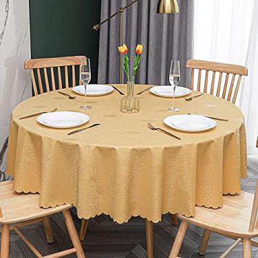 Imagem de Toalha de mesa quadriculada com borla lavável, toalha de mesa de tecido impermeável, toalha de mesa retangular, grande, para cozinha, jantar, festa, 320 cm (Bt 05)