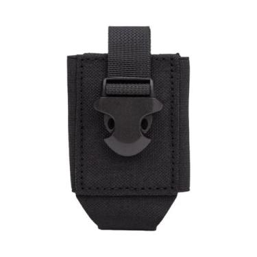 Imagem de Bolsa Tática Para Walkie Talkie Com Clips MOLLE Suporte Para Rádio E T