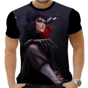 Imagem de Camiseta Camisa Personalizada Anime Naruto Obito Uchiha 11 - Zahir Sto
