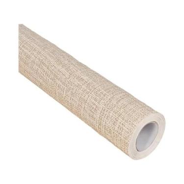 Imagem de Papel De Parede Adesivo Texturizado Vintage Em Linho, Vinil Impermeáve