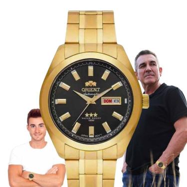 Imagem de Relógio Orient Masculino Automático Dourado 469GP075F G1KX