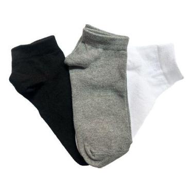 Imagem de Kit 3 Pares Meia Soquete Premium Algodão Unissex - Caminho da Dança, B