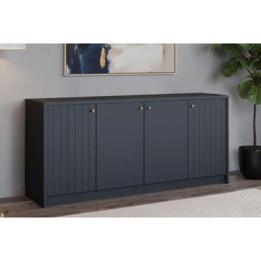 Imagem de Buffet de Sala Jantar Lia c/ 4 Portas Grafite - Cimol