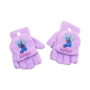 Imagem de Luvas De Inverno Para Meninas, Estilo Cartoon, Sem Dedos, Moda KPop, C