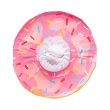 Imagem de Coleira Protetora Colorida Para Gatos Em Formato De Rosquinha, Ajustáv