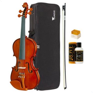Imagem de Violino Eagle Ve441 Profissional Completo 4/4 + Polidor Rove