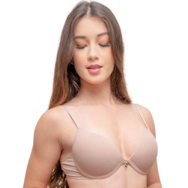Imagem de Sutiã Premium Basico Alças Finas Confortável Efeito Push Up Levanta Os