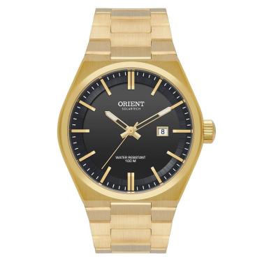 Imagem de Relógio Orient Masculino Dourado Solartech Mgss1286 P1kx