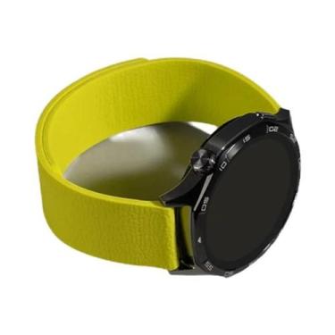 Imagem de Pulseira Magnética De Silicone Com Padrão Lichia 18/20/22mm Para Samsu