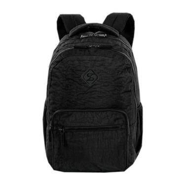 Imagem de Mochila Escolar College Crinkle 7605101 Preto - Sestini