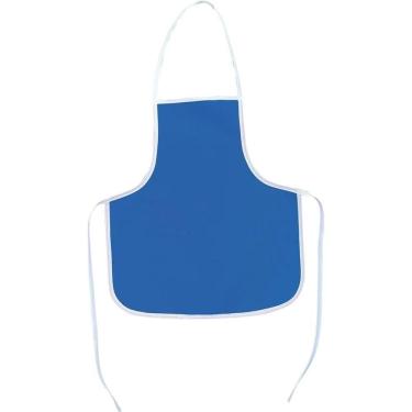 Imagem de Avental Escolar Infantil Acp Azul para Atividades de Pintura 1 Unidade