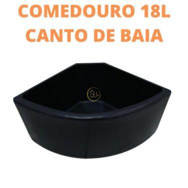 Imagem de Cocho comedouro 18 Litros De Canto De Baia - BOACOMPRAONLINE