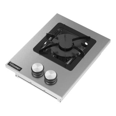 Imagem de Fogão Cooktop 1 Boca Baixa Pressão - 1Qd - Inox - Fast Gourmet