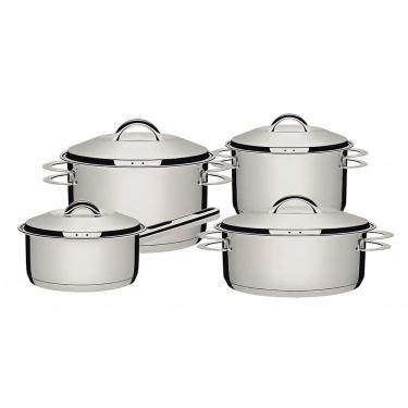 Imagem de Jogo de Panelas Fundo Triplo Tramontina Solar 65510770 Inox