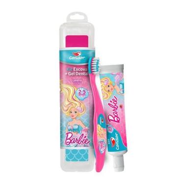 Imagem de Creme Dental Barbie Tutti Frutti Anti-cárie Infantil Condor 50g