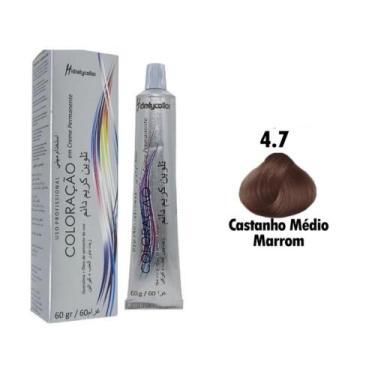 Imagem de Coloração Cabelos Castanhos HidratyLife 60g - Mairibel, Tinta 4.7, 1 U