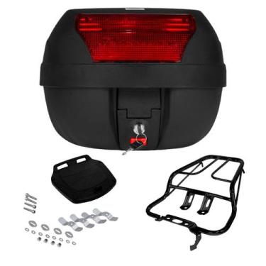 Imagem de Bau 28L Titan 125 2000 à 2004 Fan 125 2004 à 2008 + Bagageiro Suporte 