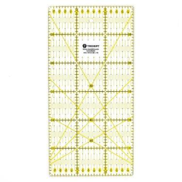 Imagem de Régua para Patchwork Quadriculada 300 x 150 - 15x30cm - Trident