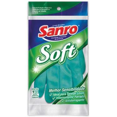 Imagem de Luva P/LIMPEZA SOFT Médio Verde - GNA - Latex