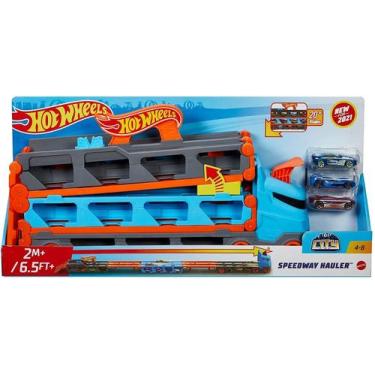 Imagem de Hot wheels caminhao guincho  pista de corridas gvg37 - mattel