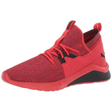 Imagem de PUMA Tênis masculino Emergence, Puma vermelho de alto risco, preto, 10