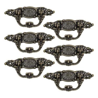 Imagem de Puxador De Móveis Gaveta Colonial Armário Verona 6 Unidades