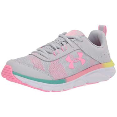 Imagem de Under Armour Grade School UA Assert 8, Cinza halo (105)/branco, 7 Big Kid
