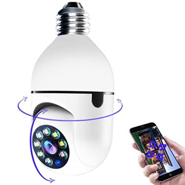 Imagem de COLTD Câmera IP WiFi, 1080P Câmera de Segurança Base E27 com Visão Noturna, Camera Vigilancia para Celular Android / IOS Controle Remoto APP