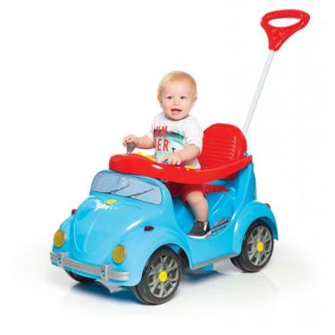 Imagem de Carrinho Infantil Passeio e Pedal 1300 Fouks - Calesita -  AZUL